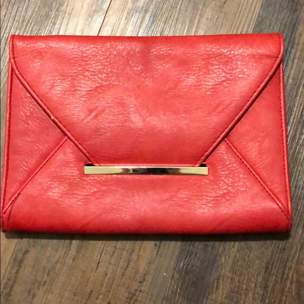 Aldo red clutch
